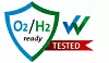 Zertifizierung für die Eignung der verwendeten Komponenten für die Anwendung H2/O2.