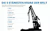 Übersicht Top 5 der stärksten Krane der Welt,