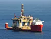 Transport of an oil rig