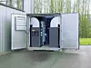 In den Spezialcontainer wurden zwei Schraubenkompressoren GA11VSD+ P von Atlas Copco integriert.