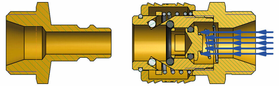 Druckluft-Sicherheitskupplung Bi-Tec – Schnellverschluss Mit Schiebeventil, Von Steinco