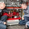 Training an Hydraulik-Prüfständen der IHA