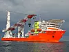 Offshore-Schwerlastkran auf Schiff,