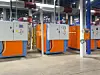 Für die Herstellung von Aludosen setzt der Anwender hier auf fünf UV50-VS90-Vakuumpumpen.