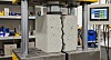 Concrete Block Compression Test – Structural Integrity Failure in Lab Setting